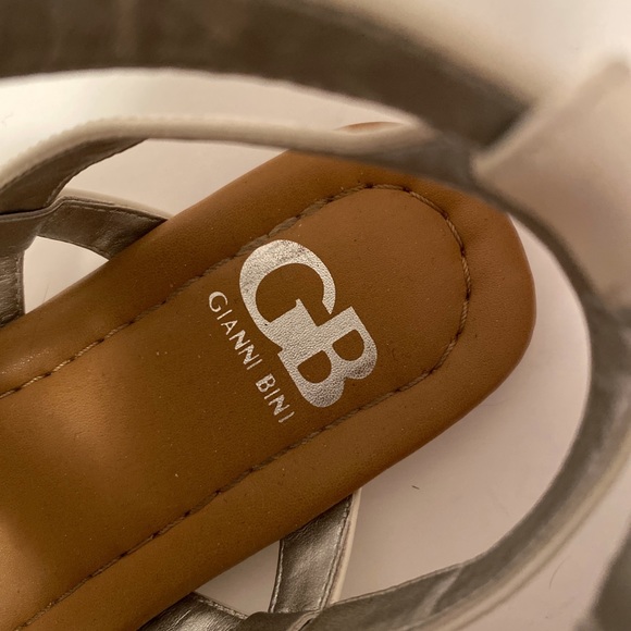 Gianni Bini Sandals with Metal Embellishments - Picture 3 of 3